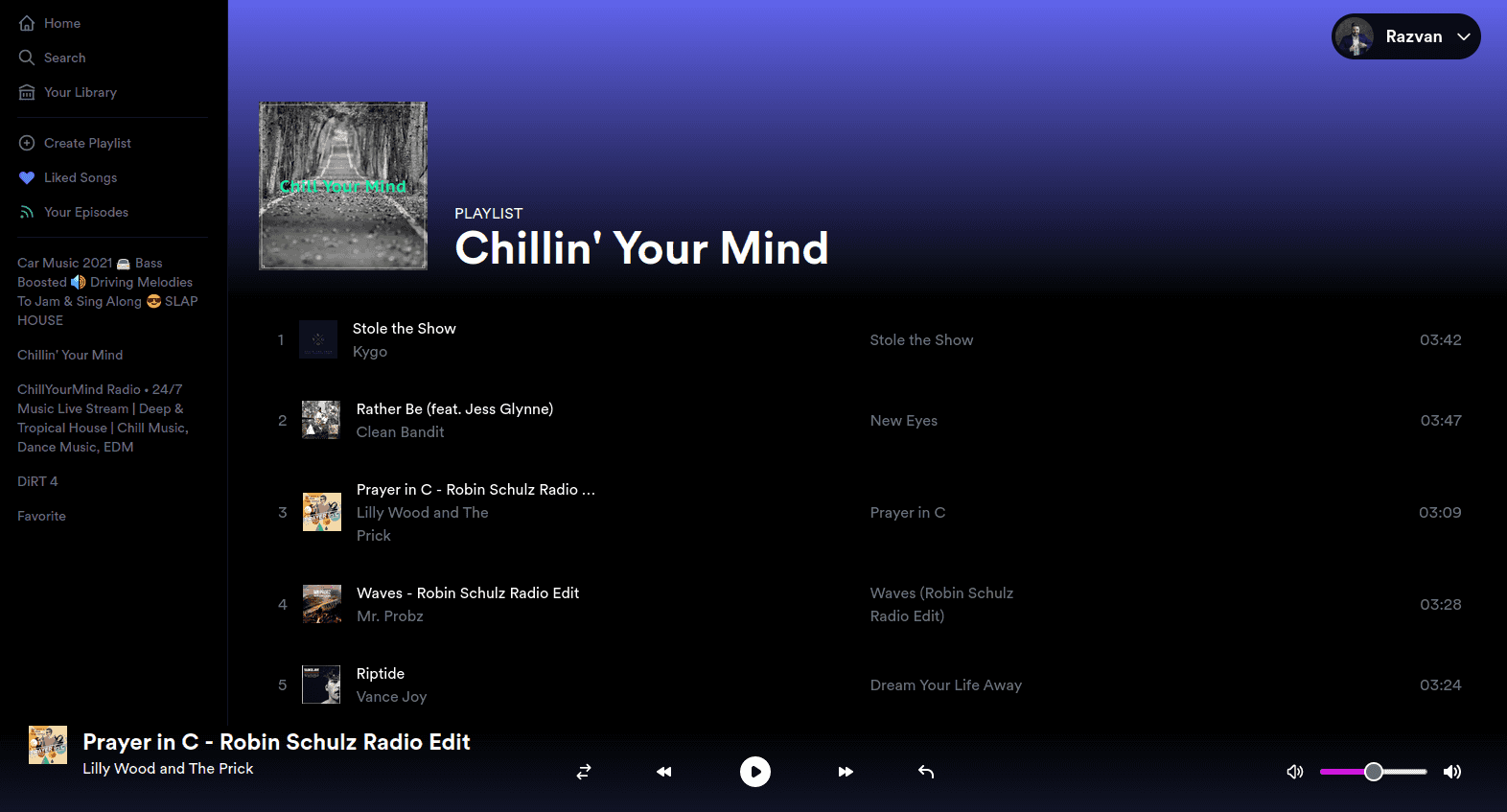 Spotify Clone - only for authorized users